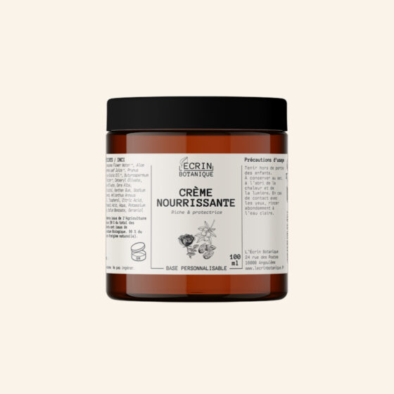 Base personnalisable de crème nourrissante
