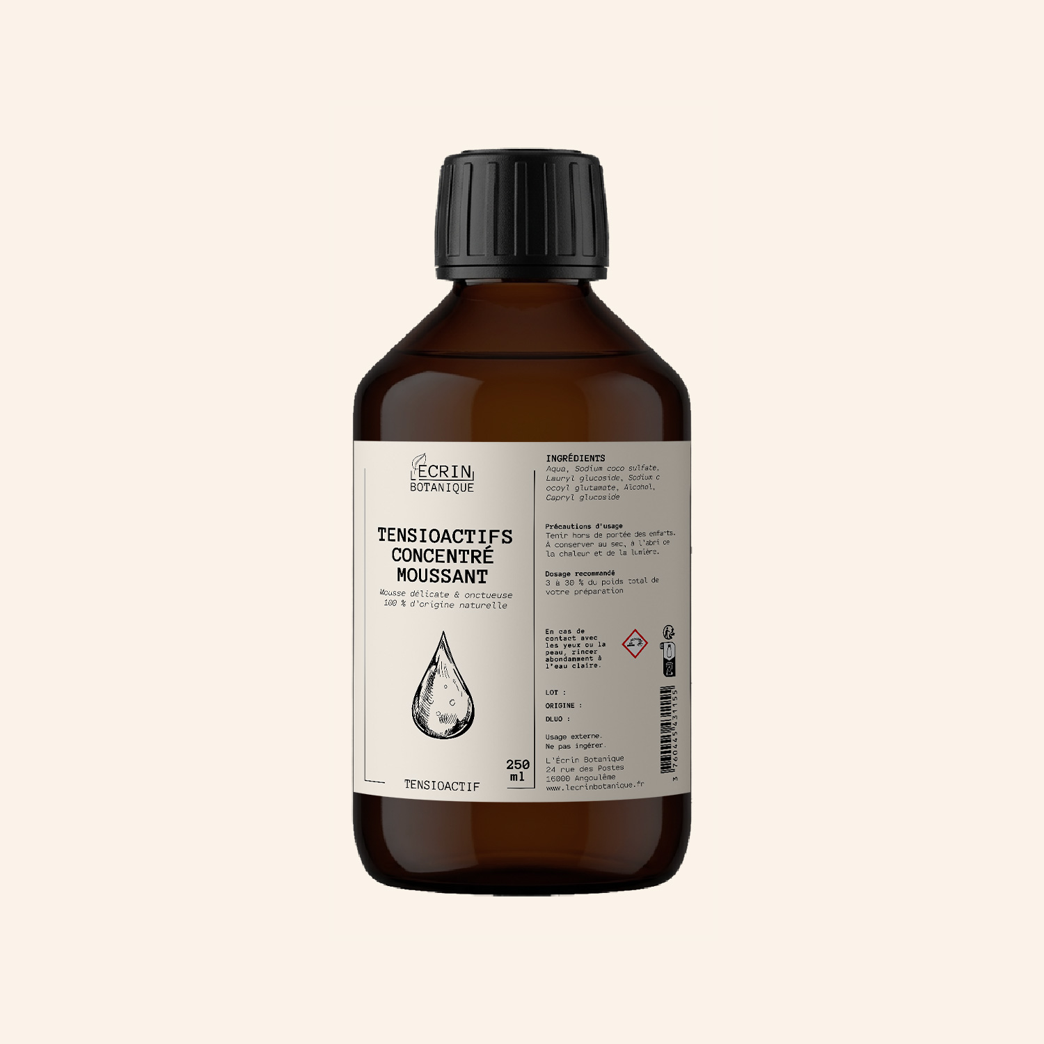 Tensioactifs – concentré moussant
