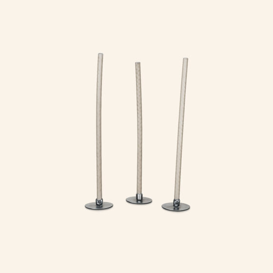 Mèches à bougies (lot de 3)