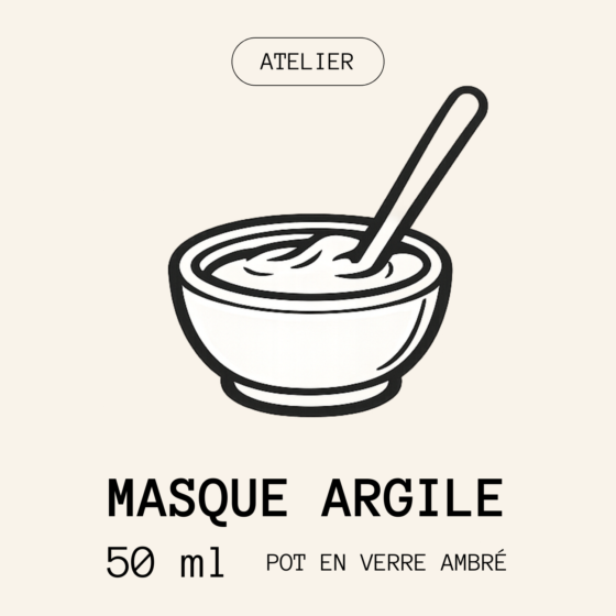Atelier masque à l'argile personnalisé – 50 ml