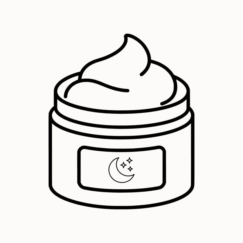 Crème de nuit apaisante à la camomille et au calendula